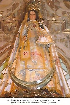 POSTAL 54255: Maria Santisima de las Mercedes. Priego de Cordoba Cordoba