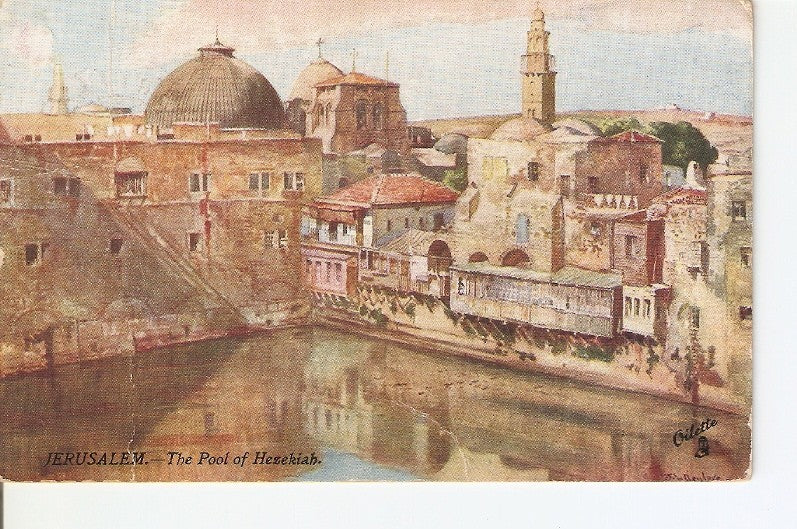 Postal 028949 : Jerusalem - The Pool of Hezekiah