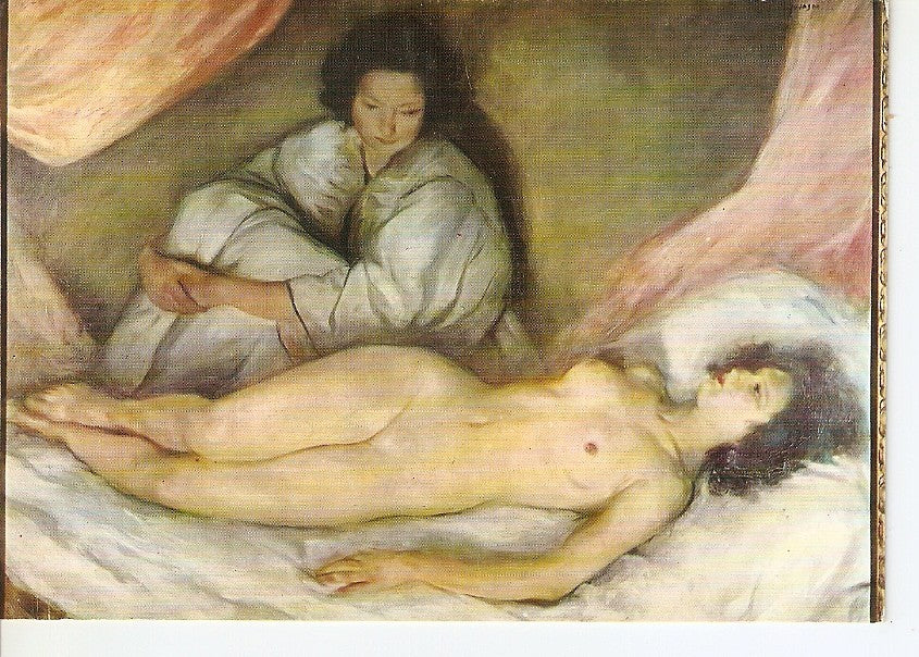Postal 043093 : Museo de Arte Moderno (Barcelona). Hipolito y Delfina. Ernesto Santasusana