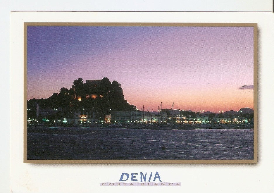 Postal 044337 : Denia. Costa Blanca