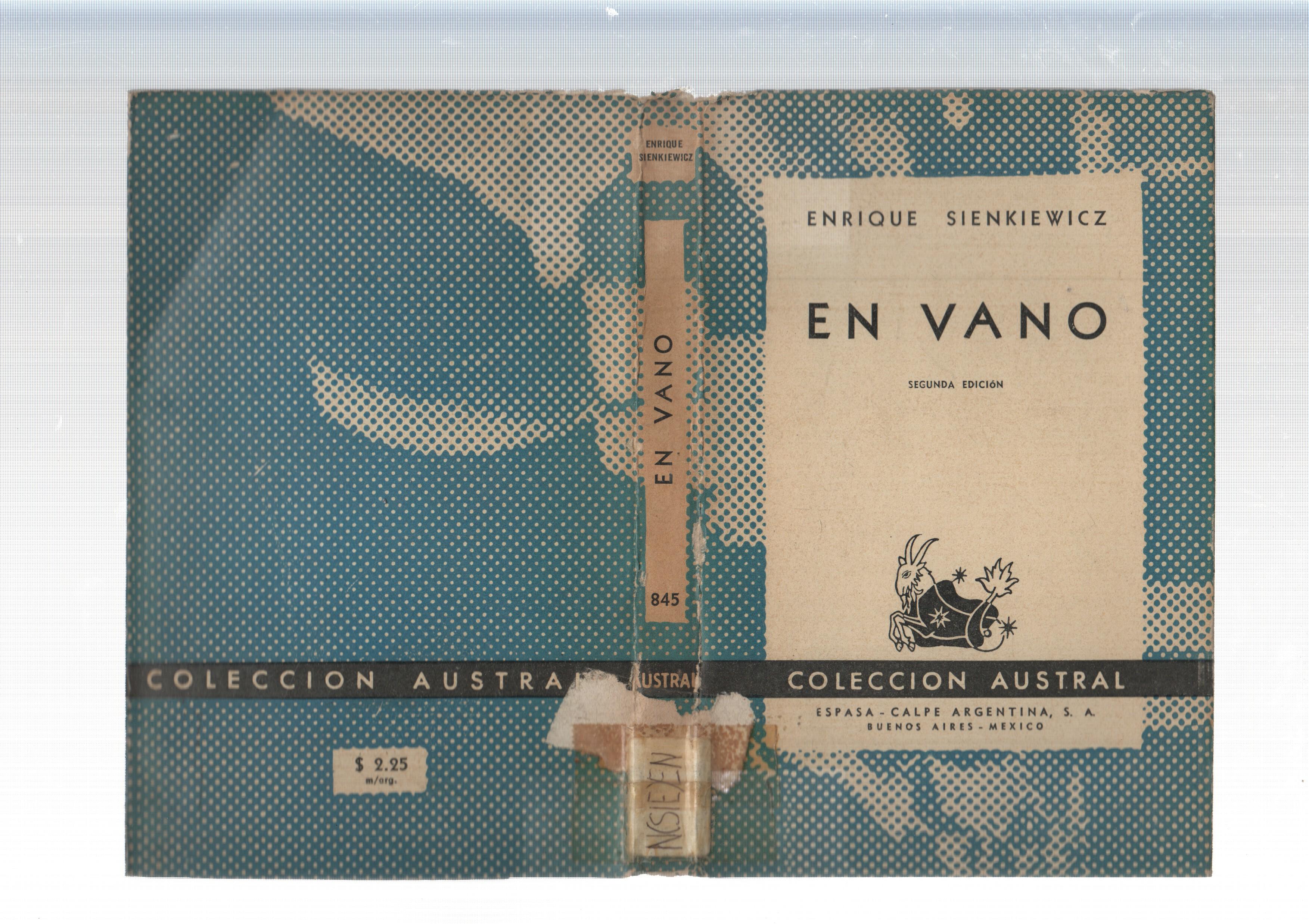 Coleccion Austral: En vano