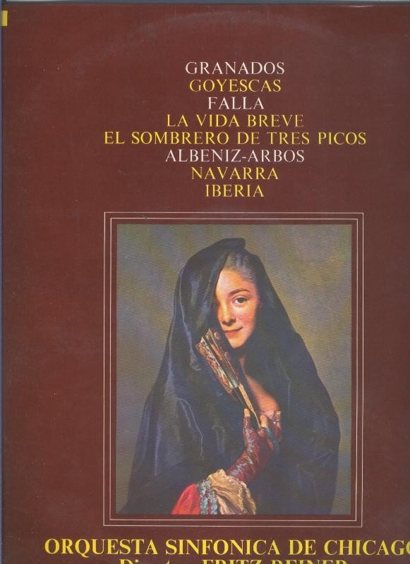 Disco LP: Orquesta Sinfonica de Chicaco, Fritz Reiner, director