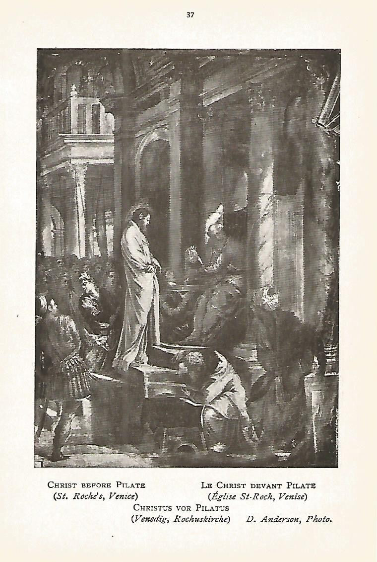 Lamina 049: TINTORETTO. Cristo ante Pilates