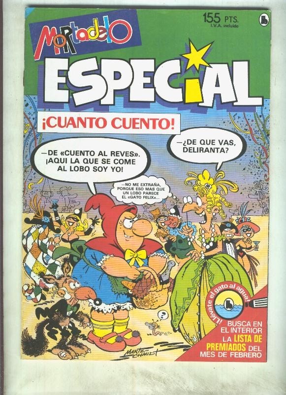 Mortadelo Especial numero 206: Cuanto cuento (numerado 06 en trasera)