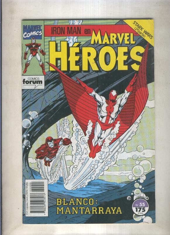 Marvel Heroes numero 55: Iron Man (numerado 1 en trasera)