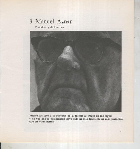 Ficha 008: Manuel Aznar: Periodista y diplomatico