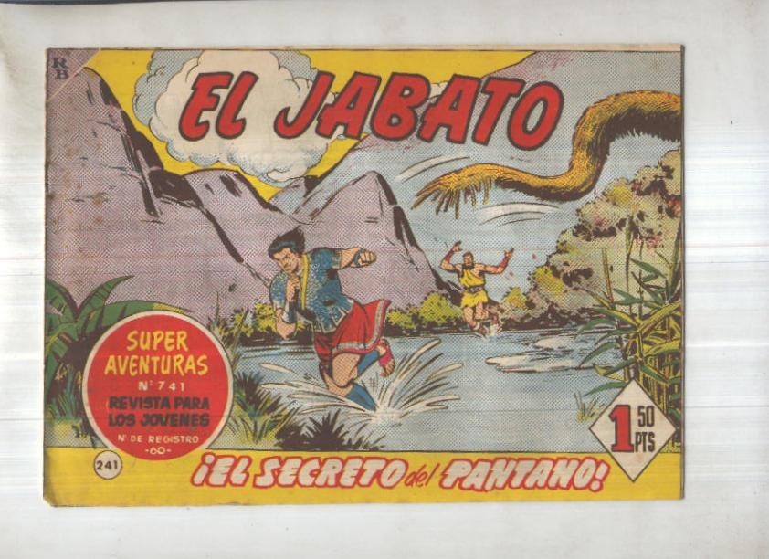 Bruguera: El Jabato numero 241: El secreto del pantano