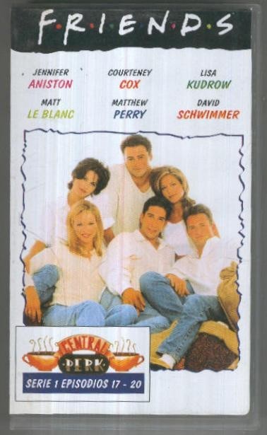 VHS Serie: FRIENDS, Temporada 1, Episodios del 17-20