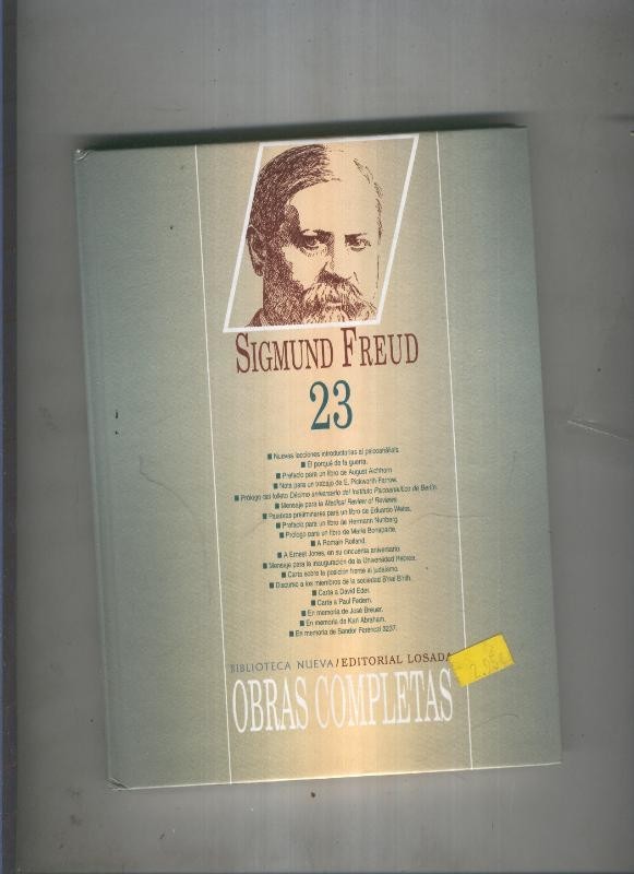 Obras completas de Sigmund Freud numero 23