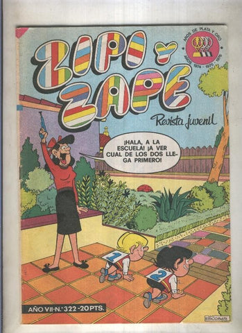 Zipi y Zape semanal numero 322 (numerado 2 en trasera)