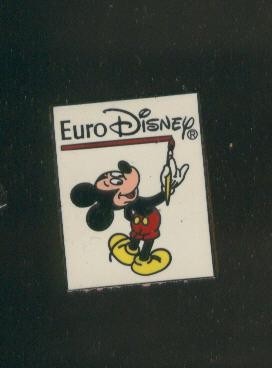 Pins: Micky y Euro Disney