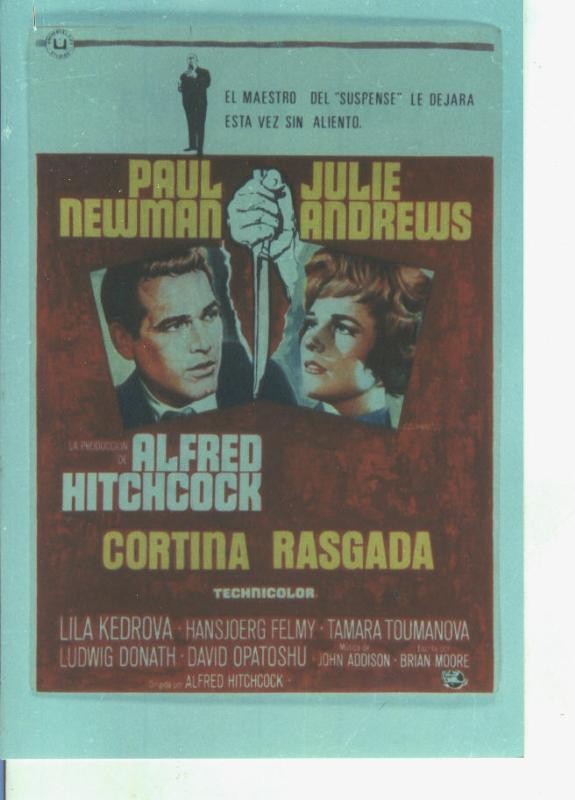 Foto cine 608: Cortina rasgada (Paul Newman-Julie Andrews(