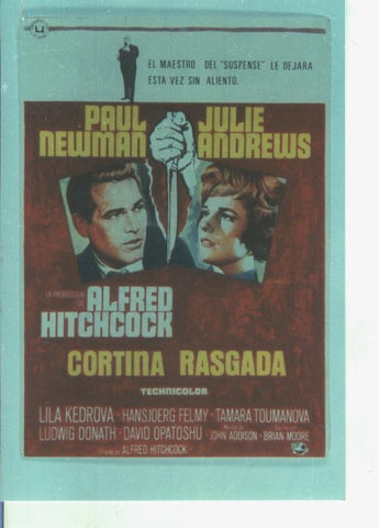 Foto cine 608: Cortina rasgada (Paul Newman-Julie Andrews(