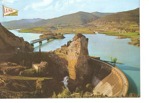 Postal 030909 : Pantano de la Peña (Huesca). En la ruta Francia-Huesca