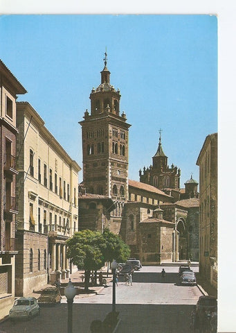 Postal 030888 : Teruel. Plaza del Ayuntamiento y Catedral