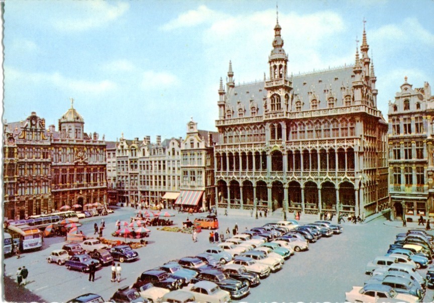 Postal 016702: BRUSSELS Belgium - Grand Square and King House