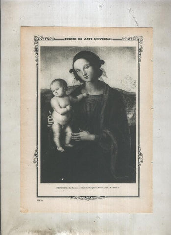Lamina 008: La Virgen de Perugino