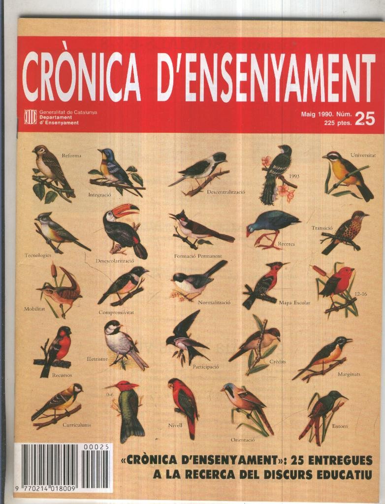 CRONICA ENSENYAMENT Numero 25