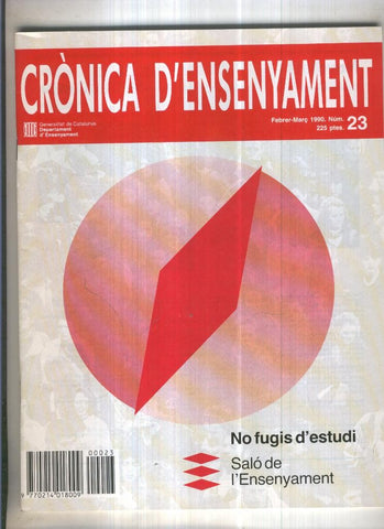 CRONICA ENSENYAMENT Numero 23