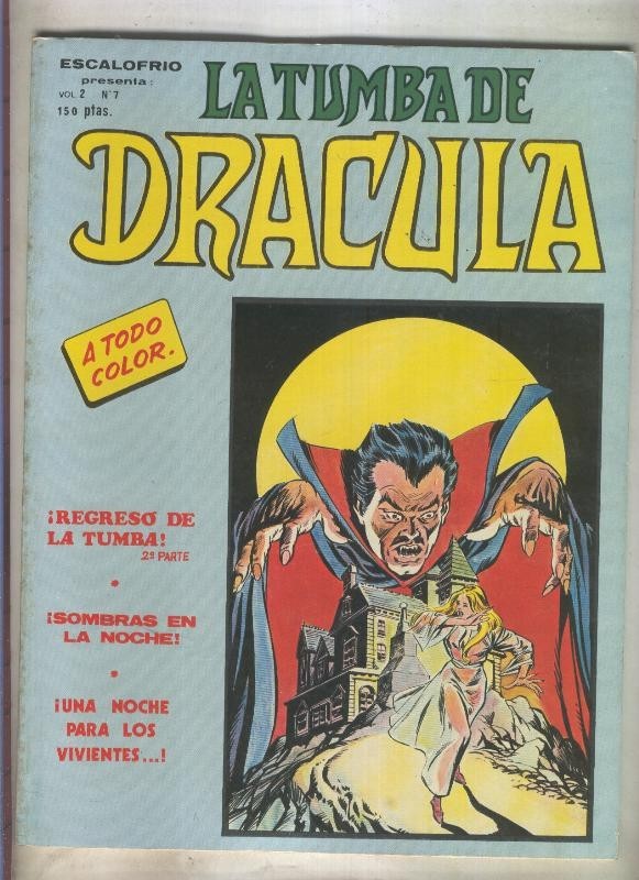 La Tumba de Dracula-Mundicomic: volumen 2 numero 7 (numerado 5 en trasera)