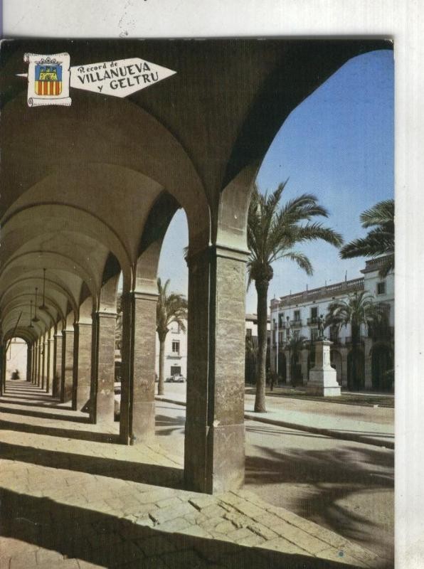 Postal: Barcelona-Villanueva y la Geltru