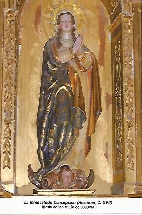 POSTAL 54592: Inmaculada Concepcion siglo XVII. Segovia