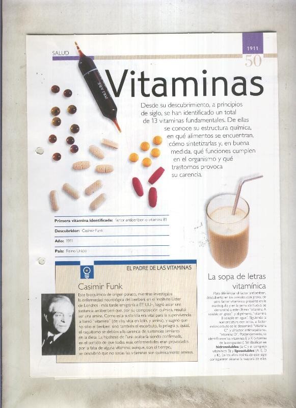 Vitaminas:  son 4 paginas y 