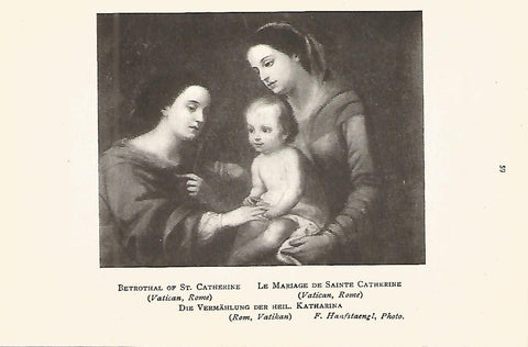 Lamina 153: MURILLO. El matrimonio de Santa Catarina