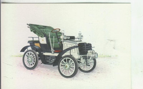 Postal antigua coche: Fiat 8 HP - 1901