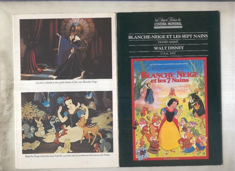 Les Super Fiches de Cinema Mondial: Blanche Neige et les sept nains