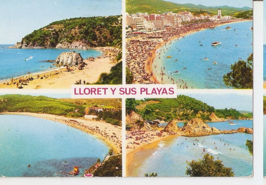 Postal 046256 : Lloret de Mar (Costa Brava). Playas de Canyelles Fanals y Sta. Cristina