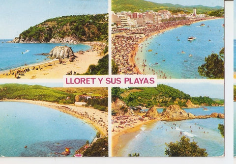 Postal 046256 : Lloret de Mar (Costa Brava). Playas de Canyelles Fanals y Sta. Cristina