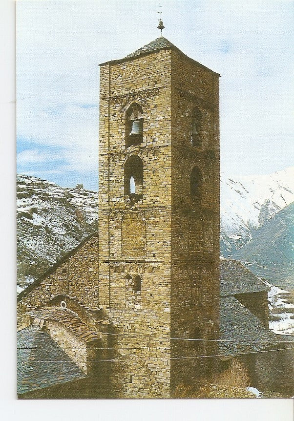 Postal 030768 : Durro (Lleida) Pirineo Catalan. Parroquia Romanica S. XII