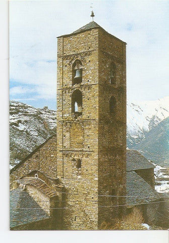 Postal 030768 : Durro (Lleida) Pirineo Catalan. Parroquia Romanica S. XII