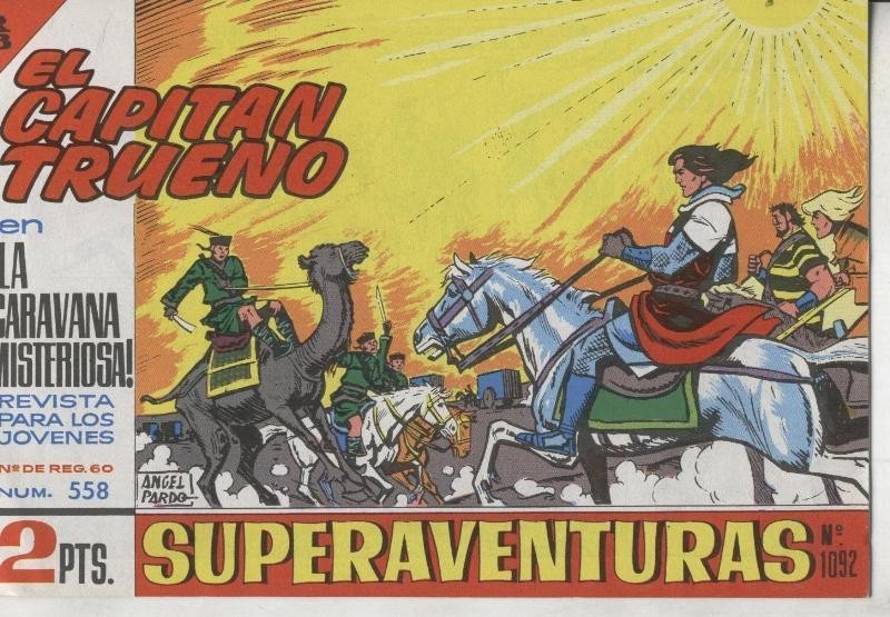 El Capitan trueno facsimil numero 558: La caravana misteriosa