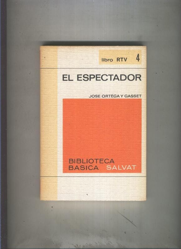 Biblioteca Basica Salvat libro RTV numero 004: El espectador