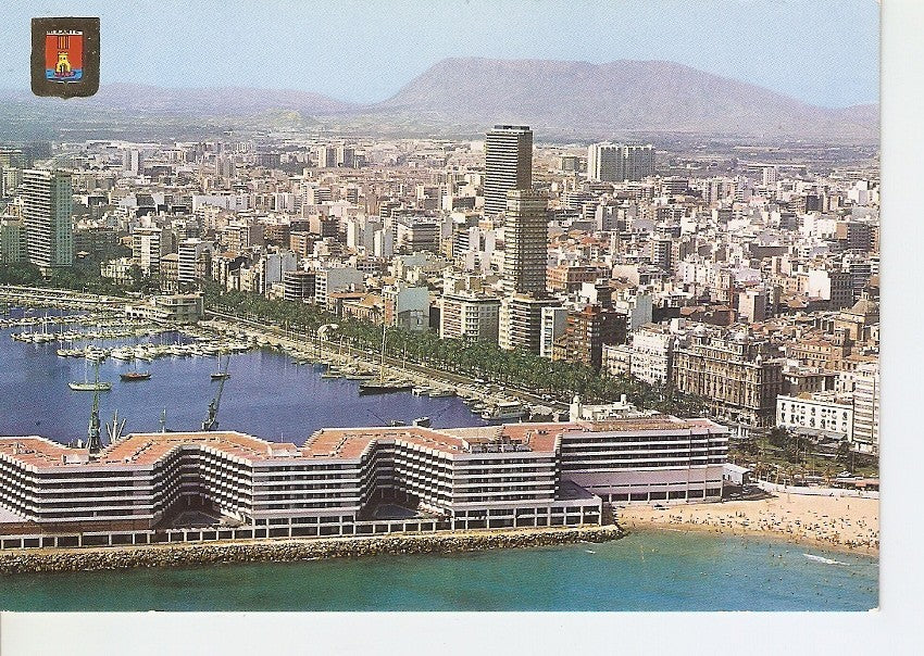 Postal 026587 : Apartotel Melia y puerto, Alicante