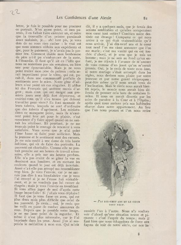 Les confidences d,une Aieule de Abel Hermant lamina 22