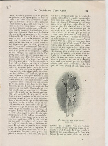 Les confidences d,une Aieule de Abel Hermant lamina 22