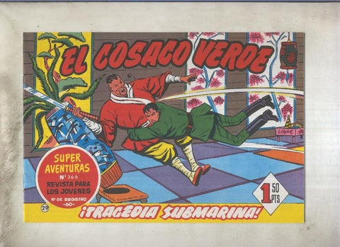El Cosaco Verde facsimil de Ediciones B numero 029