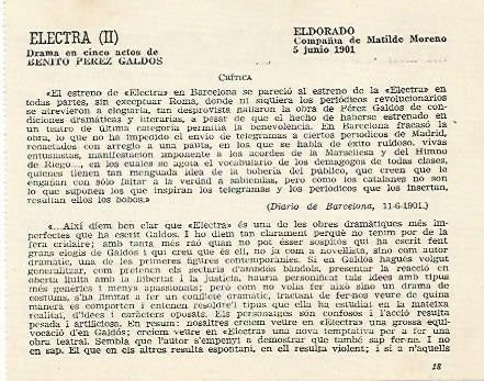 LAMINA 2511: Criticas de Los Galeotes. Novedades 10 junio 1901
