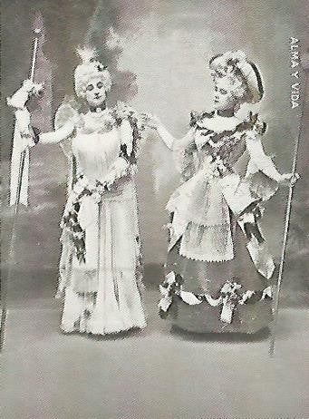 LAMINA 2534: Anita Ferri y Matilde Moreno en Alma y Vida. El Dorado 5 junio 1902