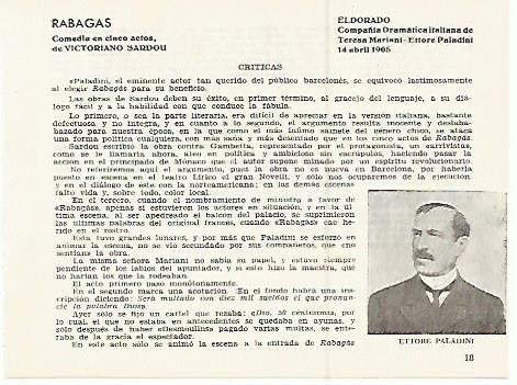 LAMINA 2575: Criticas de Rabagas. El Dorado 14 abril 1905
