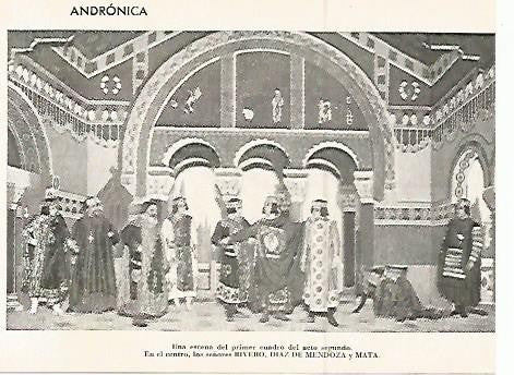 LAMINA 2587: Escena de Andronica. Novedades 20 junio 1905