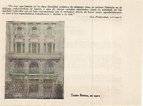 LAMINA 2623: Teatro Romea en 1902