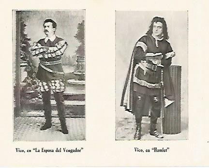 LAMINA 2641: Antonio Vico en La Esposa del Vengador y Hamlet