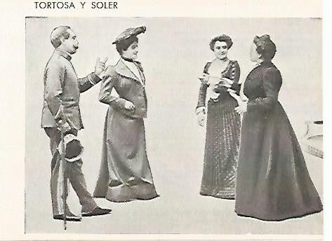 LAMINA 2649: Los actores de Torotsa y Soler. Novedades 28 mayo 1902