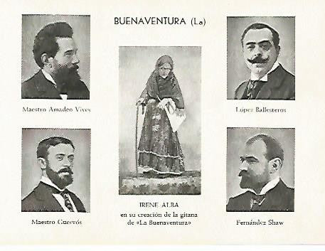 LAMINA 2659: Actores de La Buenaventura