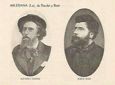 LAMINA 2673: Alfonso Daudet y Jorge Bizet