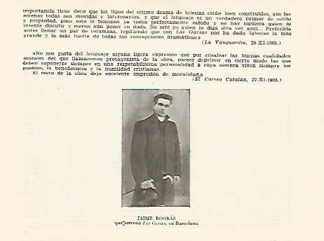 LAMINA 2712: Jaime Borras que estreno Les Garses en Barcelona